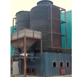 Single thermal oil heater installed in industrial facility for high-efficiency heat transfer