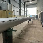 Industrial boiler chimney design for efficient flue gas discharge