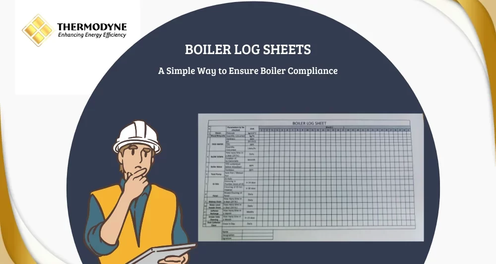 Boiler Log Sheet for daily operational monitoring – Track pressure, temperature, fuel usage, and efficiency with Thermodyneboilers.