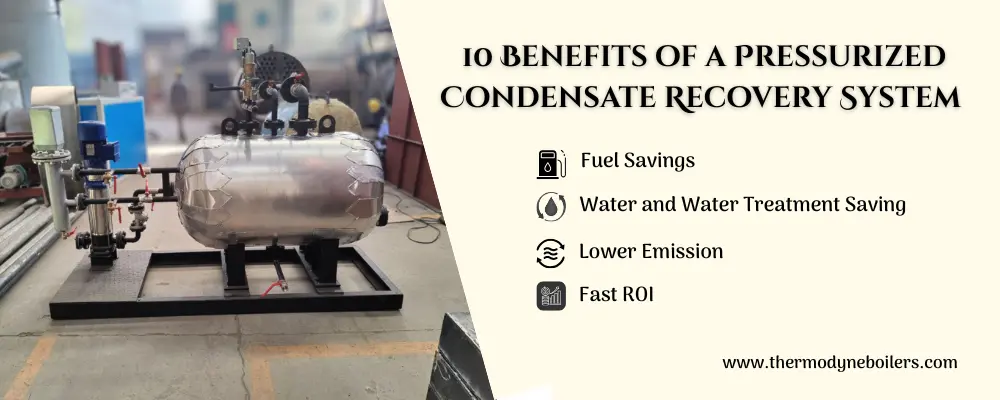 10 Benefits of a Pressurized Condensate Recovery System for Higher Boiler Efficiency & Lower Fuel Costs