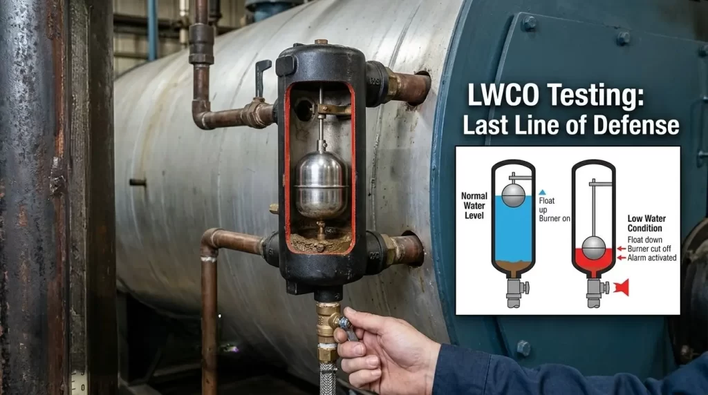 Low Water Level in Steam Boiler – Dangerous Dry Firing Condition Explained