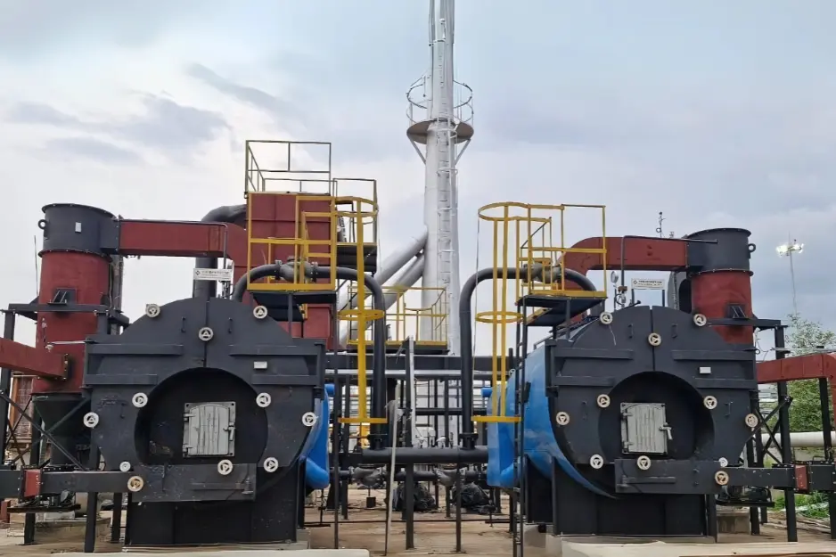 Industrial Hot Water Generator system used for energy-efficient water heating in commercial applications.