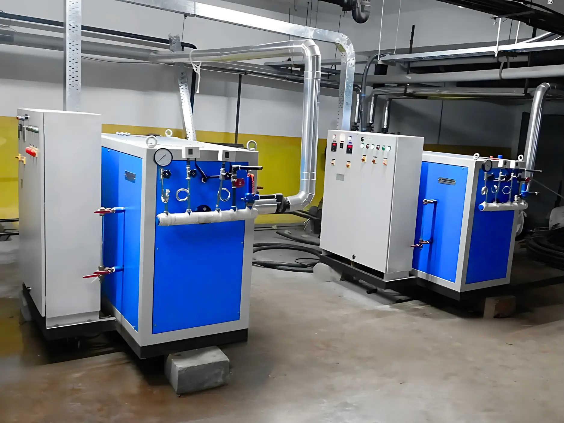 High-efficiency industrial electric boiler used for clean steam generation in factories