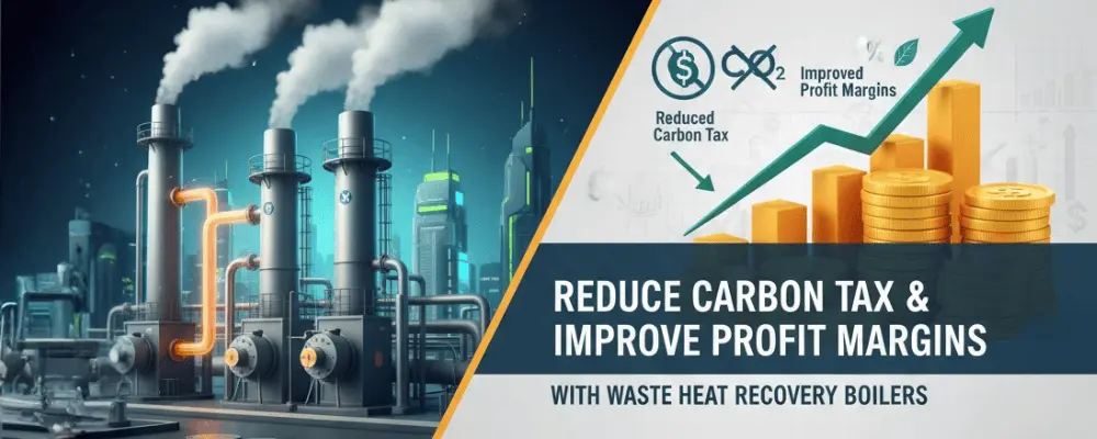 Waste Heat Recovery Boiler for carbon tax reduction and energy efficiency by Thermodyne Boilers