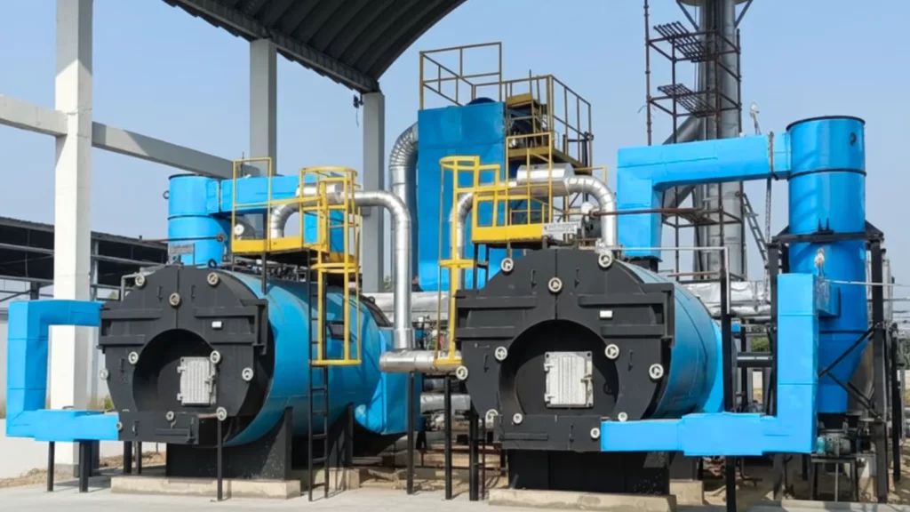 Industrial Hot Water Generator used for process heating applications in manufacturing and utility plants