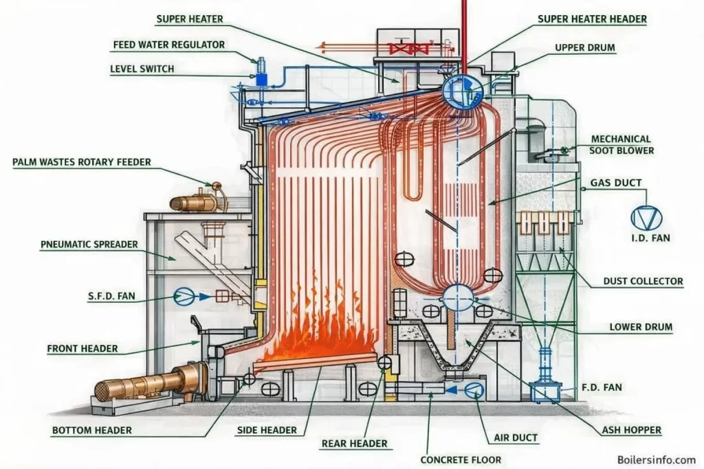 Water Tube Boiler Design and Technical Advantages in Industrial Steam Systems