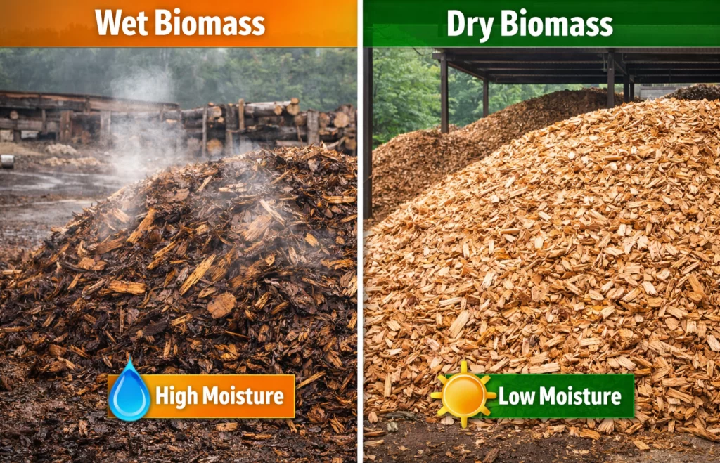 Fuel Moisture Impact on Plywood Boiler Efficiency | Wood Fired Steam Boiler Performance