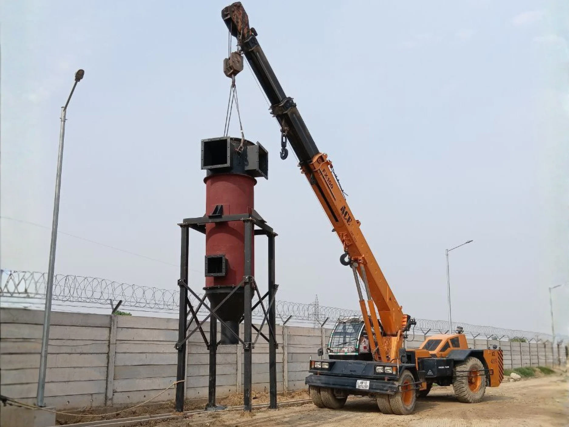 Air Preheater for industrial boiler improving fuel efficiency and recovering waste heat from flue gases