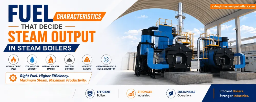 Fuel Characteristics Affecting Steam Output in Steam Boiler