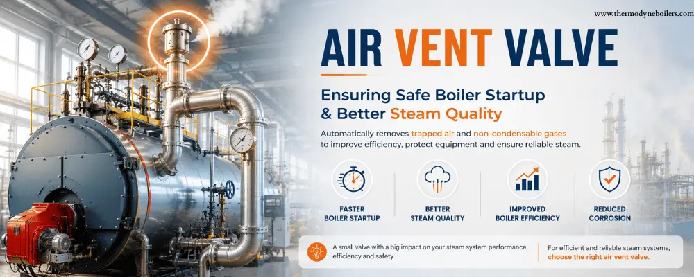 Air Vent Valve Ensuring Safe Boiler Startup and Better Steam Quality