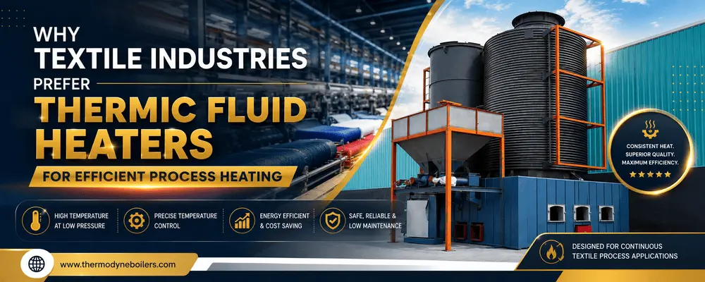 Thermic Fluid Heater for Textile Industry for Efficient Process Heating