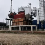 Combi Boiler FBC Boiler installed at a rice mill using rice husk fuel for high-efficiency steam generation in industrial rice processing.