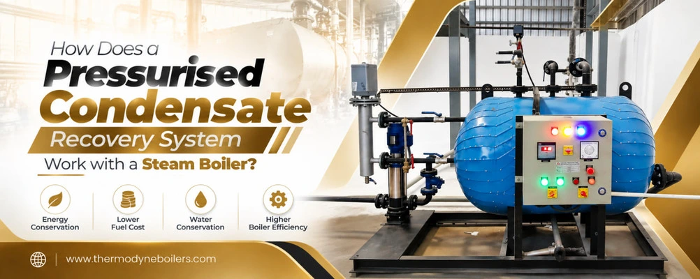 Pressurised Condensate Recovery System for Industrial Steam Boiler Efficiency